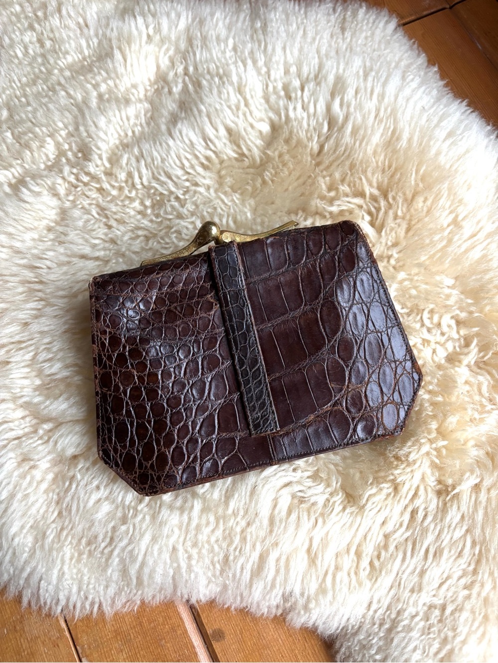 Vintage Alligator Wallet